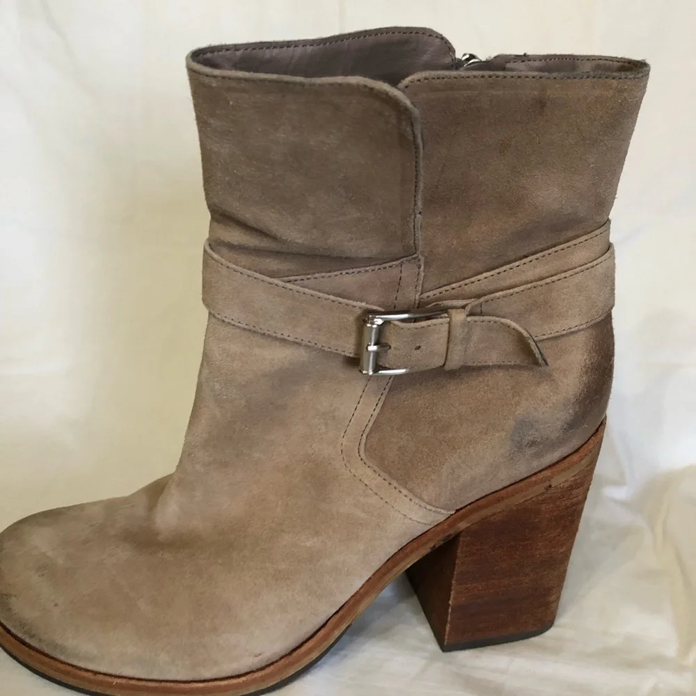 Women's Sam Edelman Tan Ankle Boot Size 8M - Picture 1 of 5